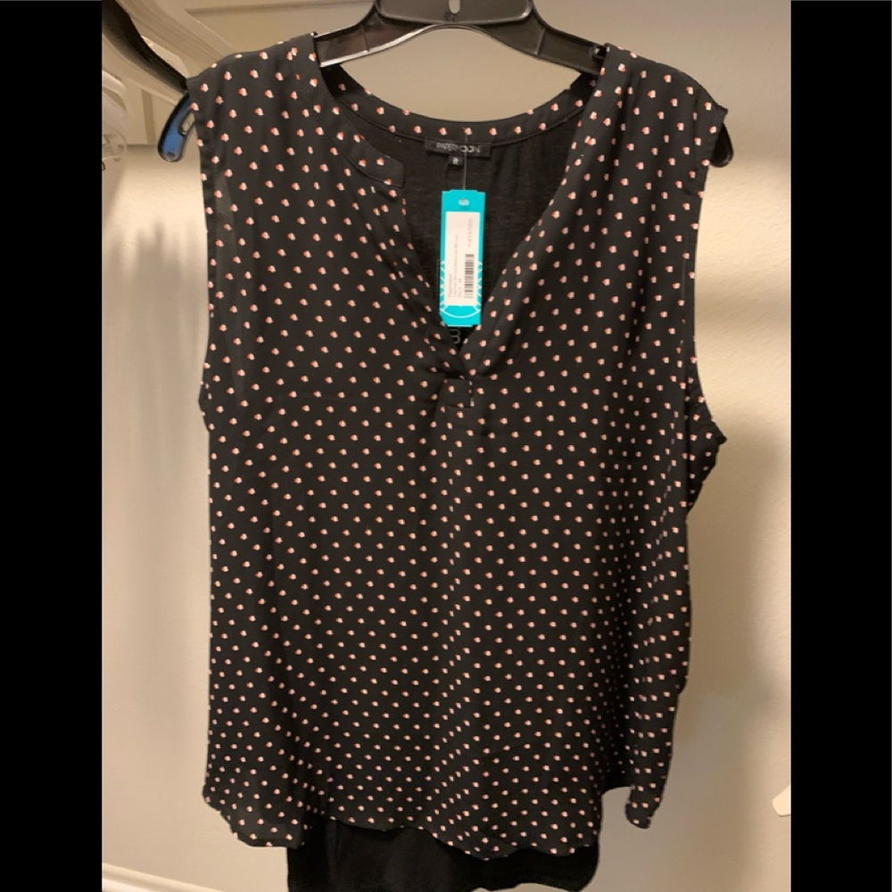 1X Papermoon Fayette Mixed Material Blouse-originally bought through Stitchfix